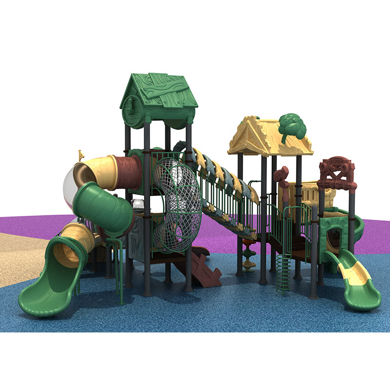 Child Outdoor Playground Slide With Climbing Item