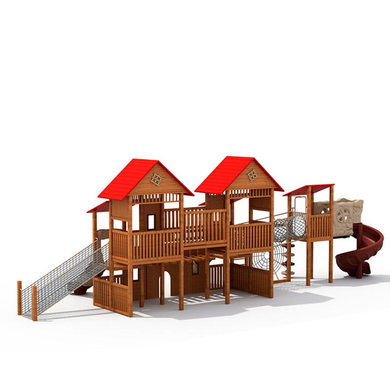 Kids Wooden Playground For Sale Outdoor