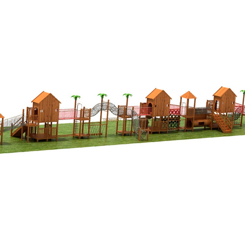 Outdoor Playground Wooden Playground For Children